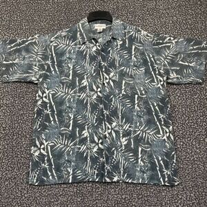 Knightsbridge Shirt Men Medium Hawaiian Button Up Short Sleeve Collared M